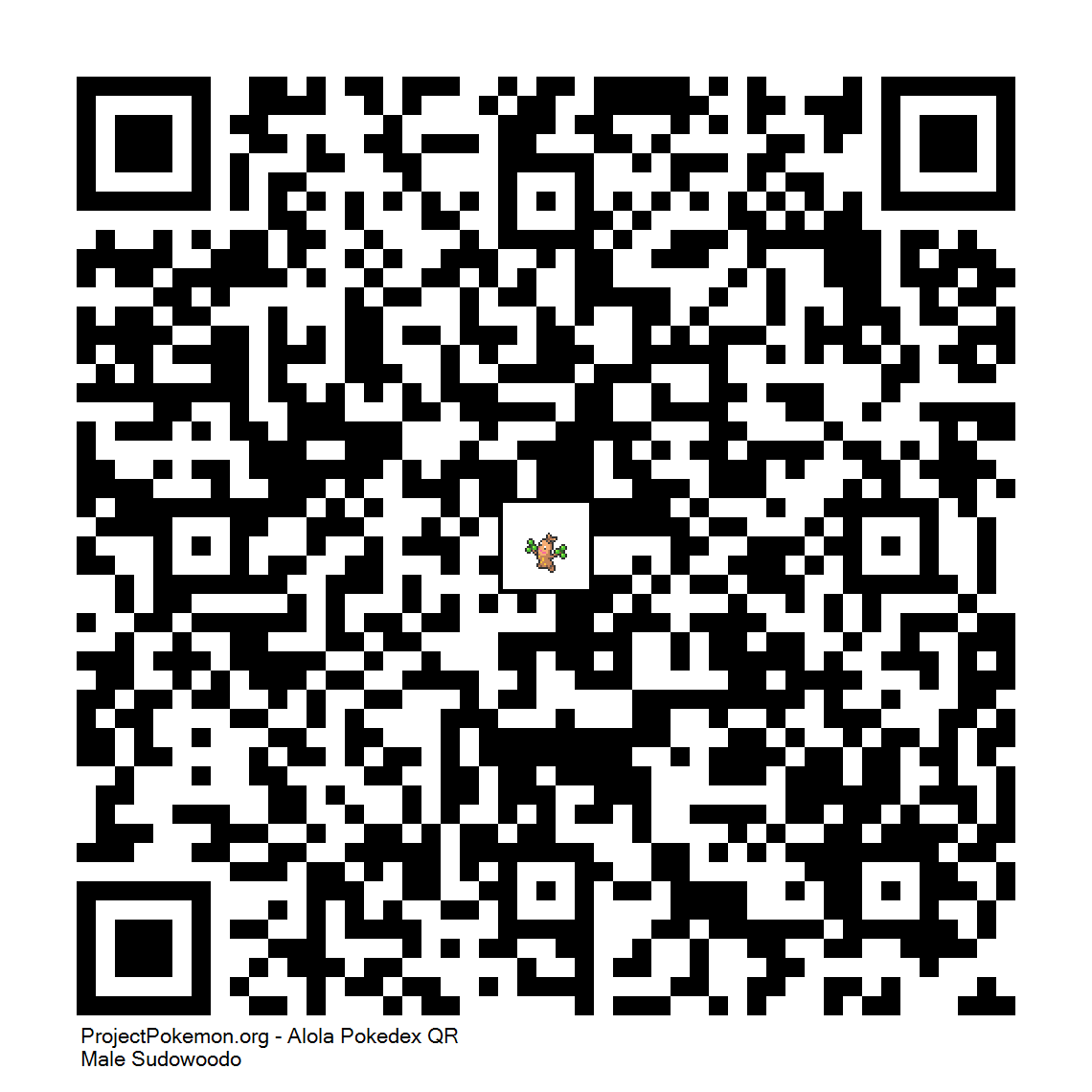 Cdigo QR de Sudowoodo